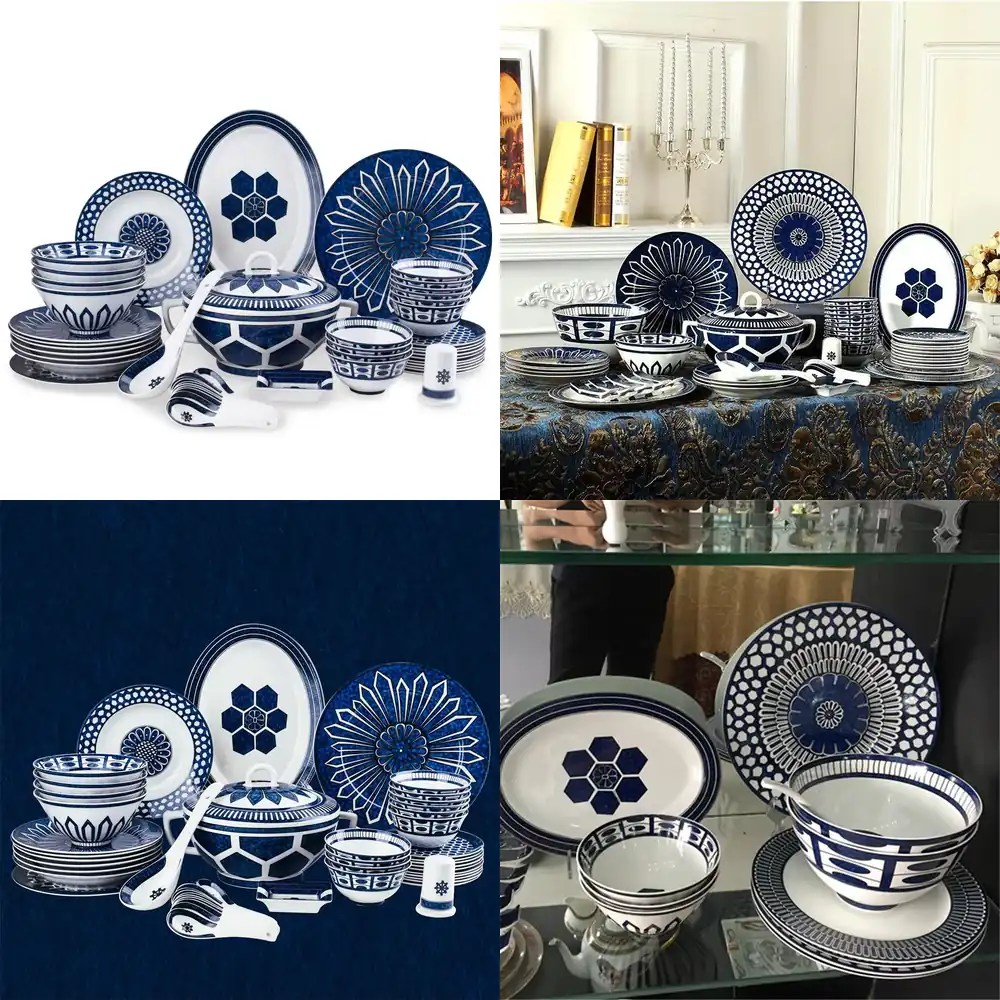 Kitchen Utensils - 58 Pcs Dinnerware Set Kitchen Utensils