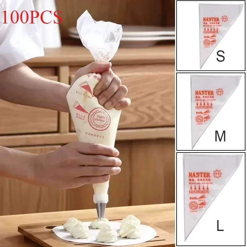 100pcs Disposable Pastry Bags  - Baking Kitchen Design 评论和价格