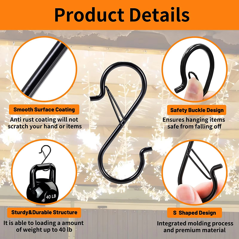 S-shaped Metal Rust Proof Hook - Kitchen Utensils 评论和价格