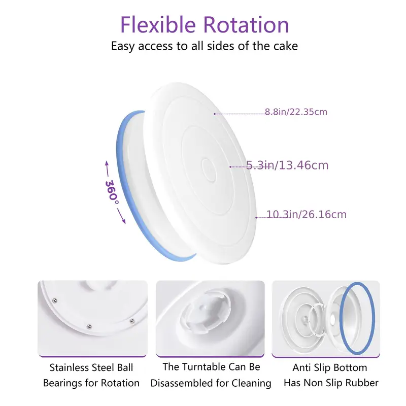 205PCS Professional Cake Decor - Fondant Smoother Set 评论和价格