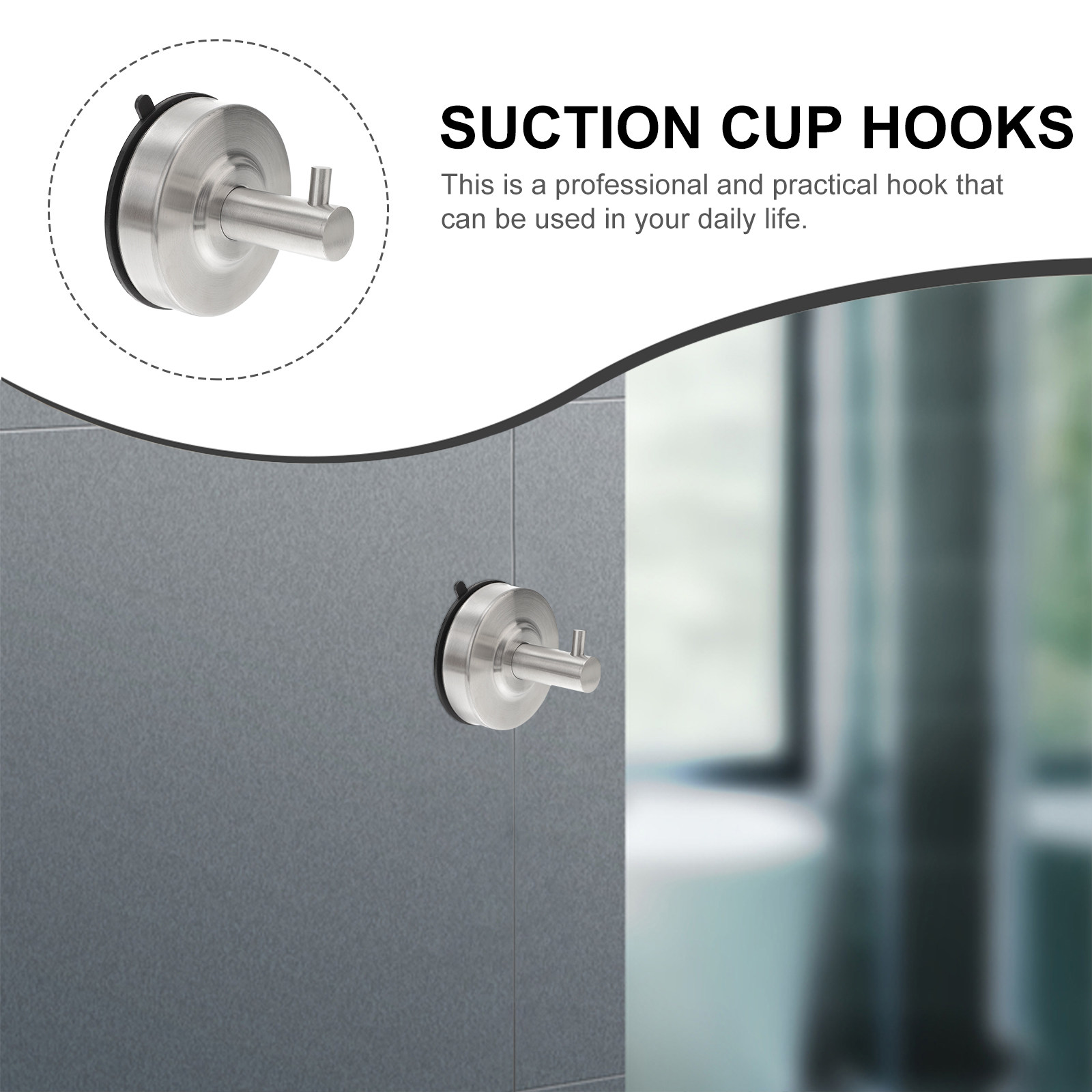 2Pcs Premium Suction Hooks Sta - Kitchen Utensils 评论和价格