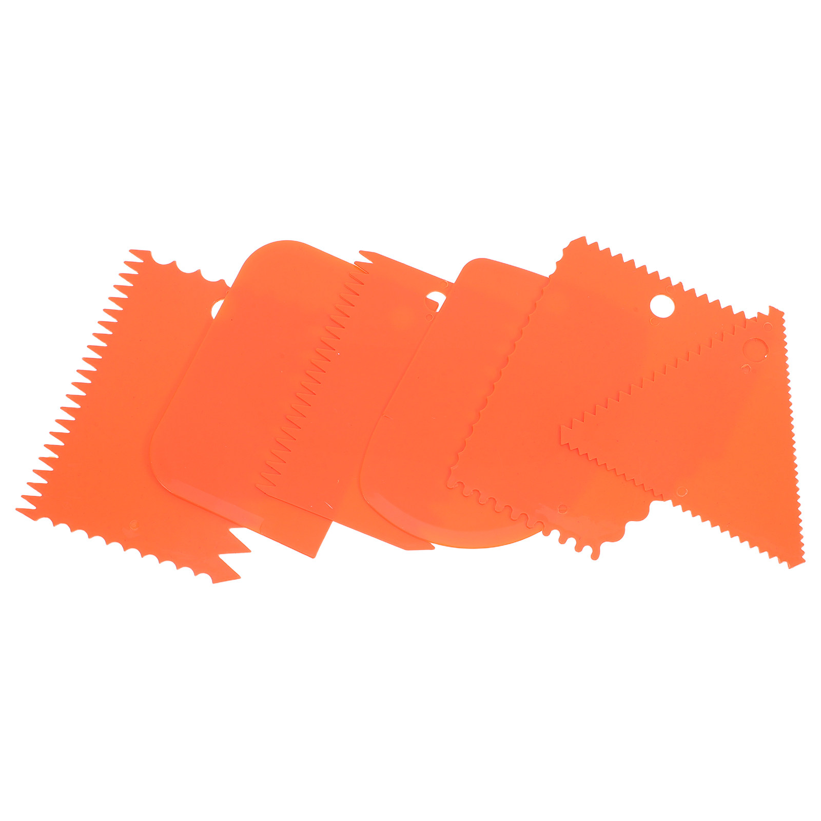 6Pcs Cake Scraper Set Smooth S - Fondant Smoother Set 评论和价格