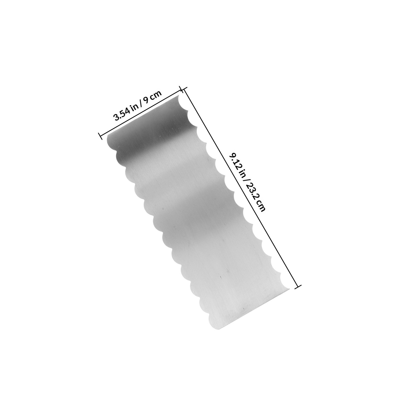 3Pcs Stainless Steel Cake Tool - Fondant Smoother Set 评论和价格