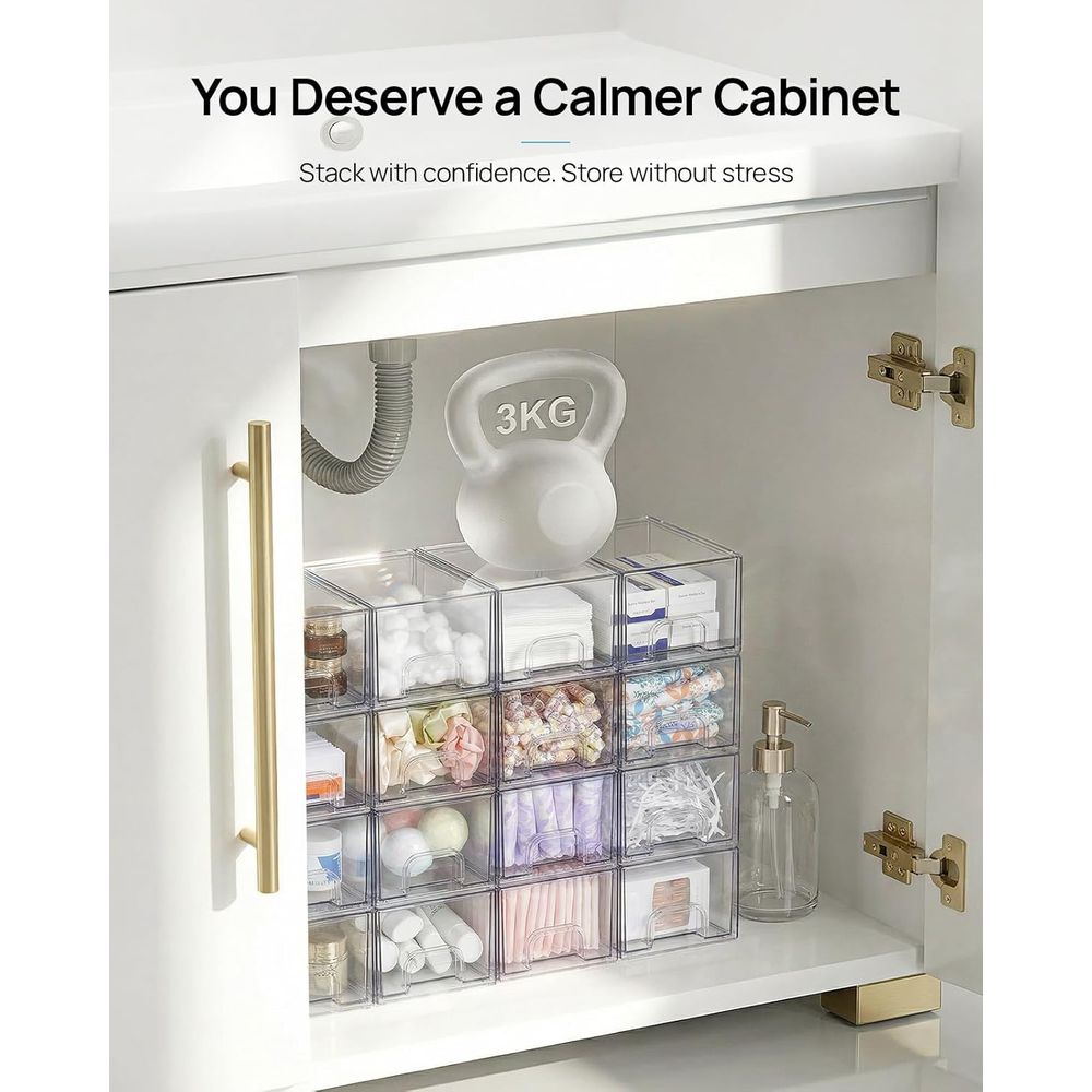 Small Clear Stackable Storage  - Kitchen Zo 评论和价格