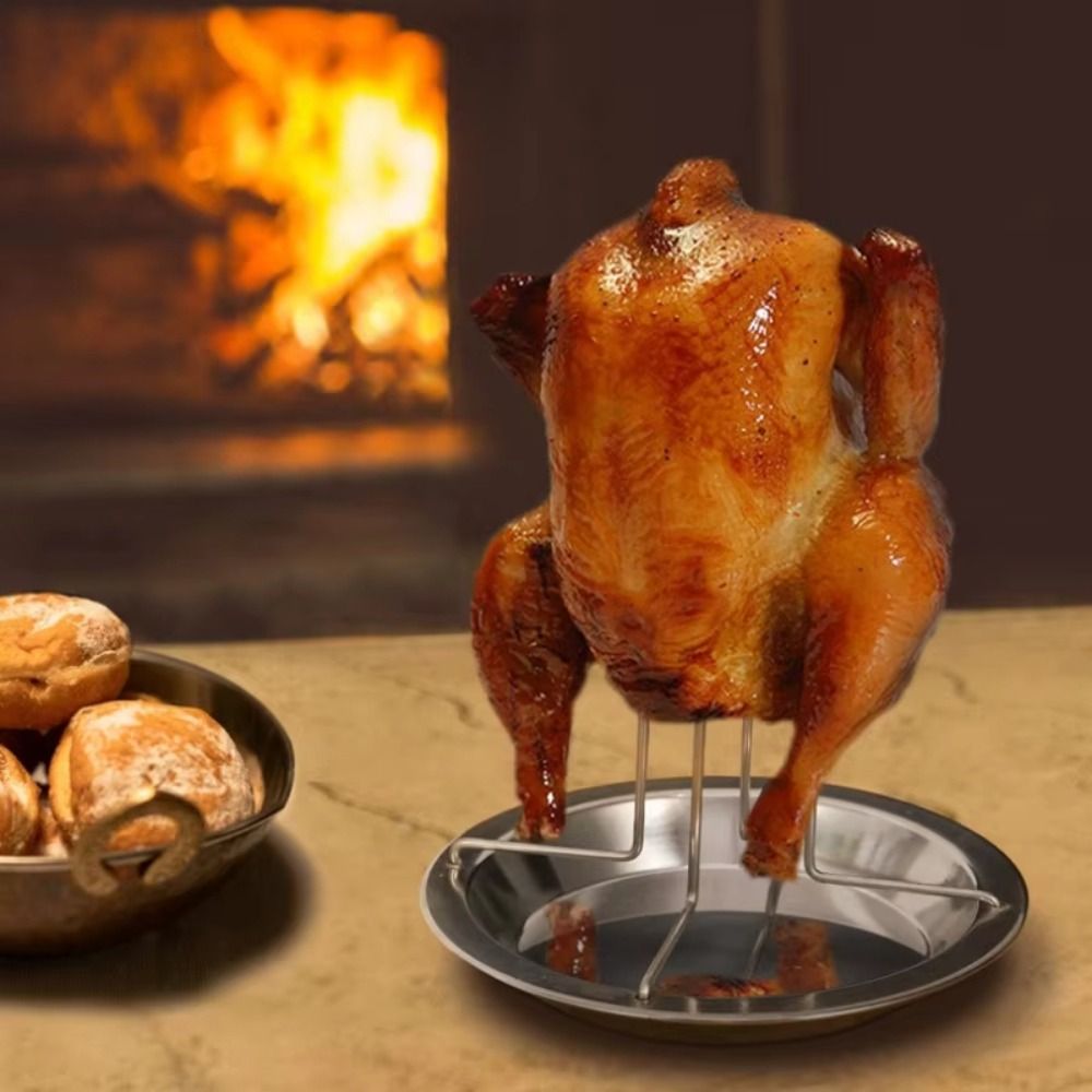 Chicken Roaster Rack Non-stick - Kitchen Baking Tray Rack 评论和价格
