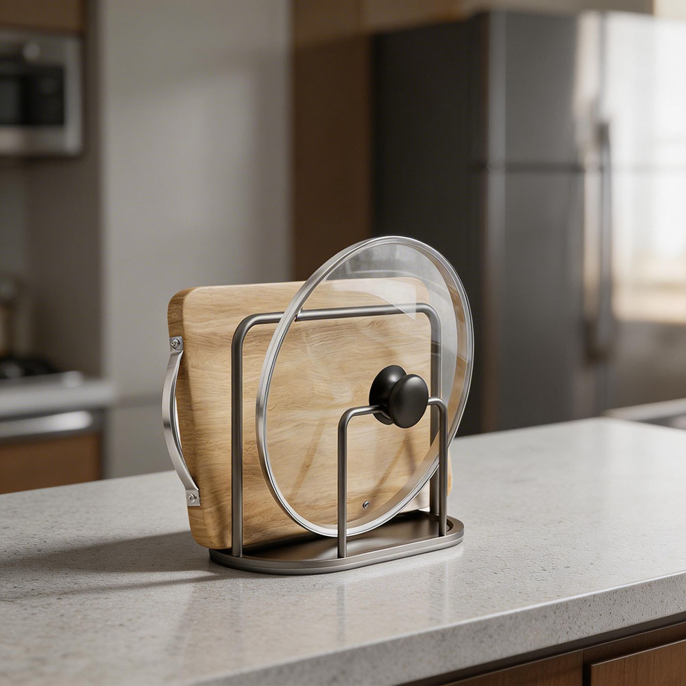 Chopping Board Holder Aluminum - Kitchen Baking Tray Rack 评论和价格