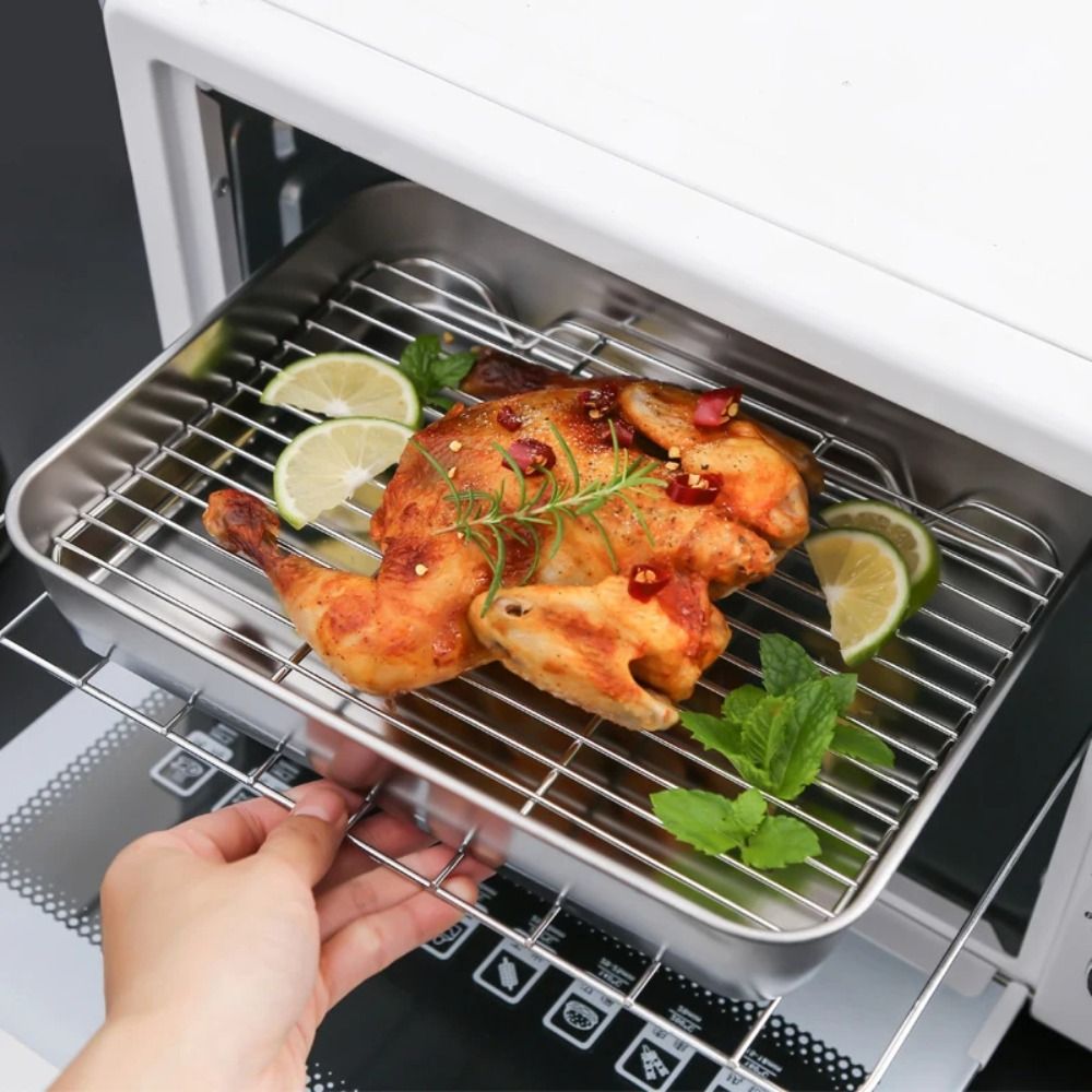 Portable Non-Stick Stainless S - Kitchen Baking Tray Rack 评论和价格
