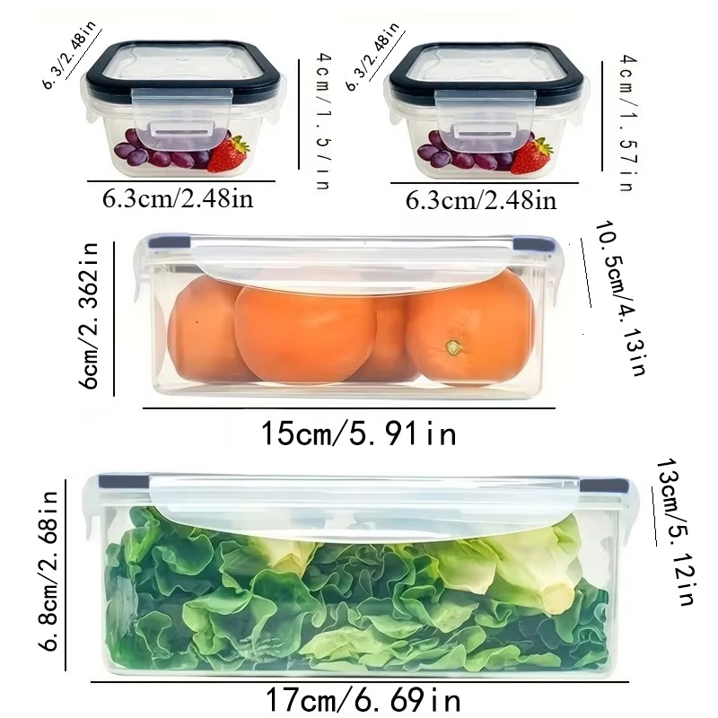 8Pcs Set Includes 4 Containers - Kitchen Zo 评论和价格