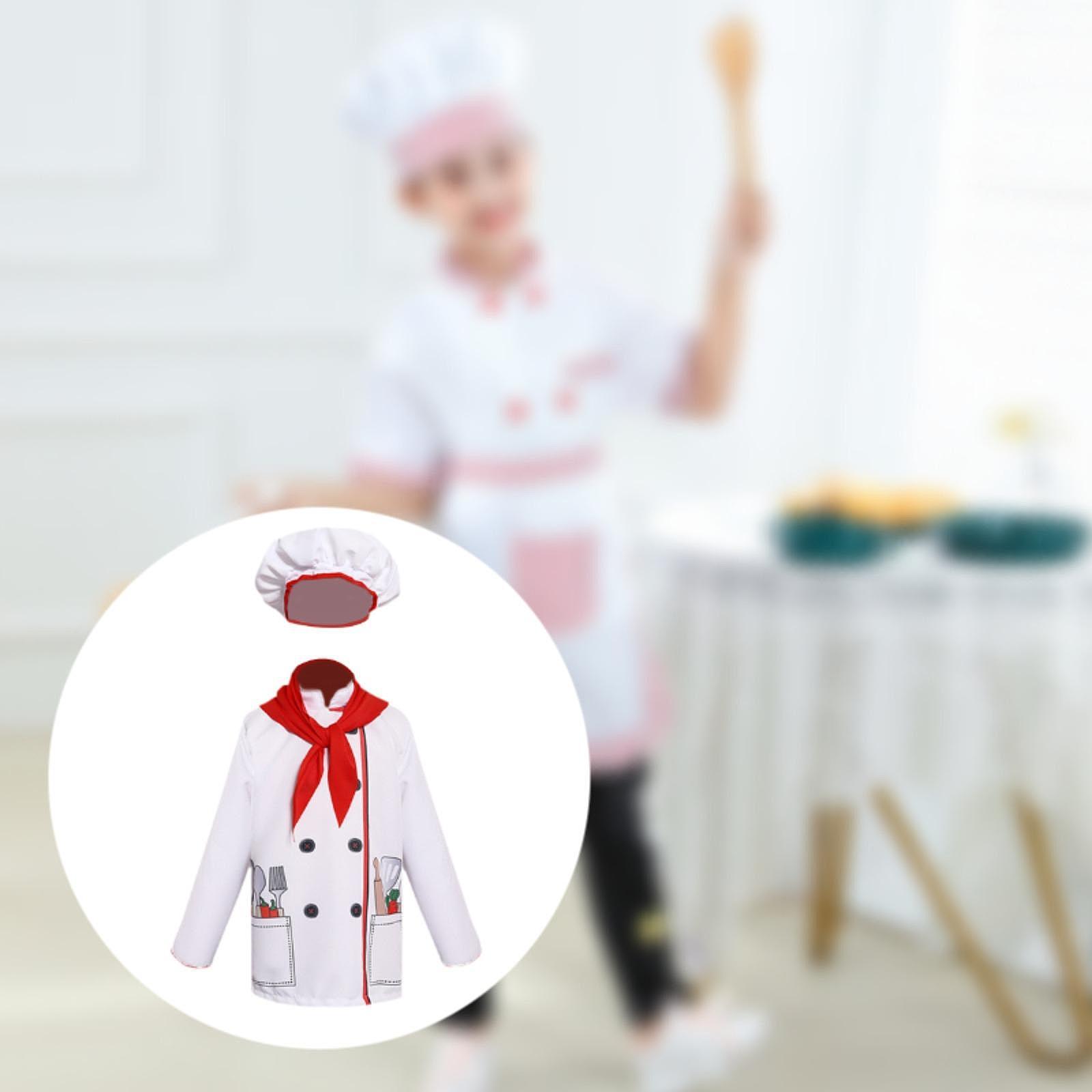 Kids Chef Costume Set Kids Coo - Cooking Chef Xl 评论和价格