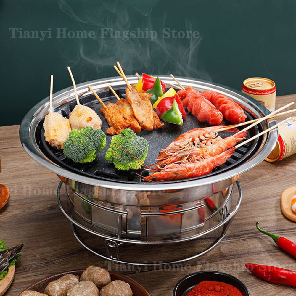 Stainless Steel Charcoal Grill - Kitchen Baking Tray Rack 评论和价格