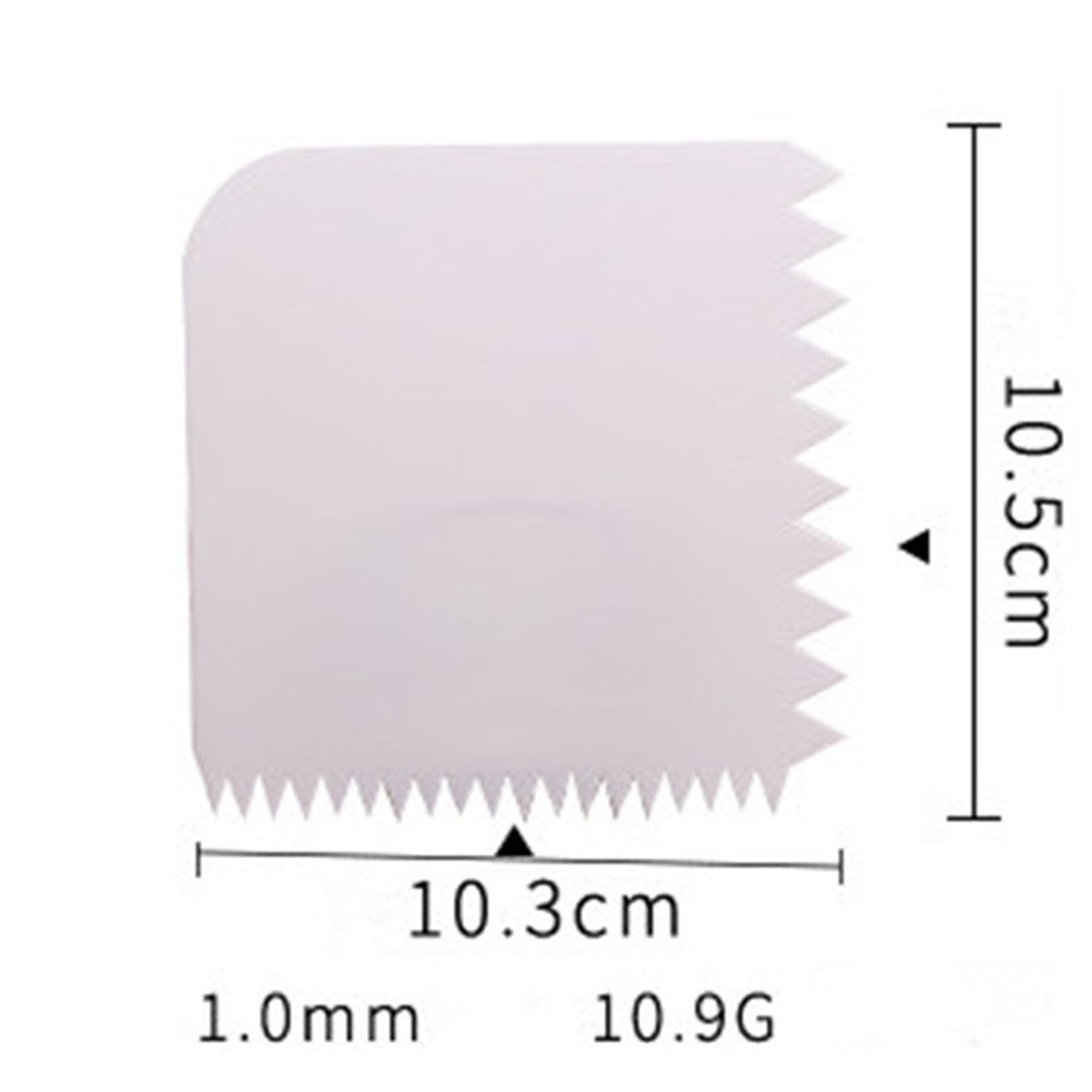 4Pcs Cake Scraper Set White Pl - Fondant Smoother Set 评论和价格