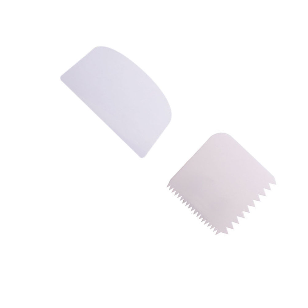 4Pcs Cake Scraper Set White Pl - Fondant Smoother Set 评论和价格