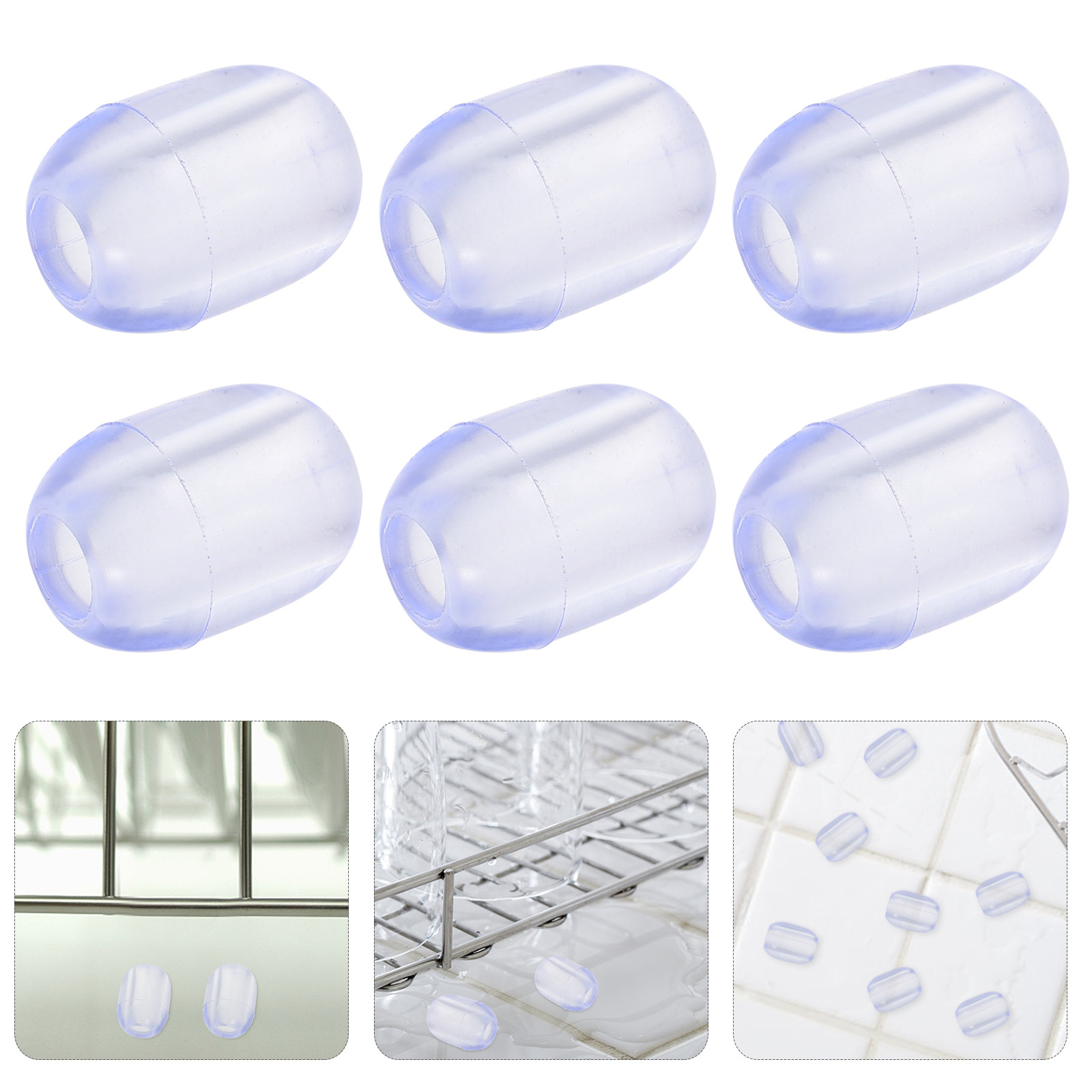 10Pcs Rubber Sink Rack Feet Pr - Kitchen Utensils 评论和价格