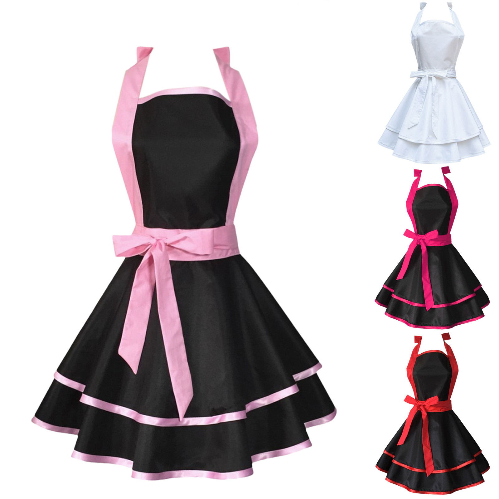 Fashionable 50s Apron Waist Co - Baking In Kitchen 评论和价格