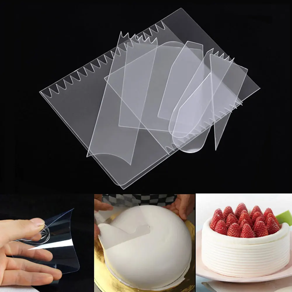 9Pcs Cake Scraper Fondant Mous - Fondant Smoother Set 评论和价格